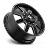 Fuel Mono DE09 FF09D 24x8.25 8x200 Matte Black Milled Wheel 24" 105mm Rim
