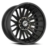 20" XF Off-Road XF-234 Gloss Black & Brushed DDT 20x9 Wheel 6x135 6x5.5 12mm Rim