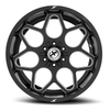 20" XF Off-Road XF-233 Gloss Black & Milled 20x10 Wheel 8x6.5 8x170 -12mm Rim
