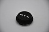 RTX Satin Black Gloss Logo Wheel Center Cap Hub Cap 5314K64 2.6"