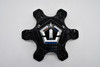 TIS Gloss Black Gloss Logo Wheel Center Cap Hub Cap C-806-3 7"