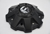 Fuel Satin Black Gloss Logo Wheel Center Cap Hub Cap 1001-63BKIT5 8"
