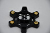 Vision 405 Korupt C405GB-6120V Black Gold Screws Wheel Center Cap Fits 6x120