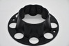Vision 81 Heavy Hauler C81MMB-OPEN Matte Black Wheel Center Cap Fits 8x6.5 8x170