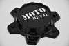 Moto Metal Gloss Black Chrome Logo Wheel Center Cap Hub Cap T805L145-6-H34-S1 5.8"