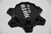 Moto Metal Gloss Black Chrome Logo Wheel Center Cap Hub Cap T805L145-6-H34-S1 5.8"