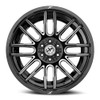 20" XF Off-Road XF-232 Gloss Black & Milled 20x12 Wheel 6x135 6x5.5 -44mm Rim