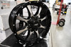 Moto Metal MO970 18x10 6x135 6x5.5 Gloss Black Machined Face Wheel 18" -24mm Rim