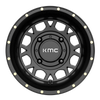 KMC Powersports KS135 Grenade 15x6 4x137 Satin Black Wheel 15" 38mm Rim