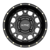 KMC Powersports KS135 Grenade 15x6 4x137 Satin Black Wheel 15" 38mm Rim