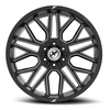 Set 4 20" XF Off-Road XF-235 Gloss Black & Milled 20x10 Wheels 6x135 6x5.5 -12mm