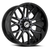 Set 4 22" XF Off-Road XF-235 Black Machined Titanium DDT 22x12 8x6.5 8x170 -44mm