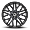 Set 4 20" XF Off-Road XF-235 Black Machined Titanium DDT 20x9 5x5 5x5.5 0mm Rims