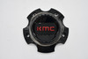 KMC Gloss Black Gloss Red Logo Wheel Center Cap Hub Cap T163H120-5-H30-S12 4.75"