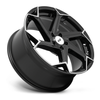 Niche 1PC M255 Flash 20x10.5 5x115 Gloss Black Brushed Wheel 20" 20mm Rim