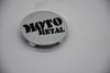 Moto Metal Chrome Black Logo Wheel Center Cap Hub Cap T127L133-5-H34-C1 2.7"