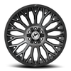 Set 4 20" XF Off-Road XF-237 Black Machined Titanium DDT 20x10 5x5 5x5.5 -12mm
