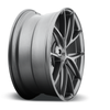 Niche 1PC M116 Misano 19x9.5 5x112 Matte Gun Metal Wheel 19" 50mm Rim
