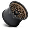 Fuel UTV D785 Unit Utv 15x10 4x137 Bronze Matte Black Ring Wheel 15" 0mm Rim