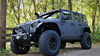KMC KM541 Dirty Harry 17x8.5 6x4.5 Satin Gray With Black Lip Wheel 17" 18mm Rim