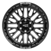 Moto Metal MO802 22x10 8x170 Gloss Black Milled Wheel 22" -18mm For Ford Rim