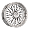 Set 4 20" Cavallo CLV-43 Nano Chrome 20x8.5 Wheels 5x108 5x4.5 35mm Rims