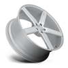 Niche 1PC M146 Essen 18x8 5x4.5 Gloss Silver Machined Wheel 18" 40mm Rim