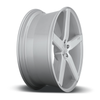 Niche 1PC M146 Essen 18x8 5x4.5 Gloss Silver Machined Wheel 18" 40mm Rim