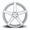 Niche 1PC M146 Essen 18x8 5x4.5 Gloss Silver Machined Wheel 18" 40mm Rim
