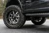 Moto Metal MO970 20x10 5x5.5 5x150 Gray Center Black Wheel 20" 12mm Truck Rim