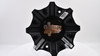 Moto Metal 986/988 Gloss Black Center Cap T142L215-H48-S1 T148L215 w/ Screws