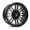 Set 4 20" Axe Wheels Thanos Satin Black 20x10 Wheels 6x5.5 -10mm Lifted Rims
