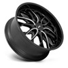 DUB 1PC S263 OG 24x10 6x5.5 Gloss Black Milled Wheel 24" 25mm For Nissan Rim