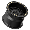 KMC Powersports Ks235 Grenade Beadlock 15x7 4x137 Satin Black Wheel 15" 10mm Rim