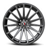 17" Spec-1 SP-69 Gloss Black & Milled 17x7.5 Wheel 5x100 5x4.5 42mm Rim