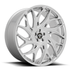 24" DUB S258 G.O.A.T. 24x10 5x5 10mm Chrome Wheel For Chevy GMC Jeep Truck Rim