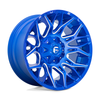 Fuel 1PC D770 Twitch 20x10 8x6.5 Anodized Blue Milled Wheel 20" -18mm Rim