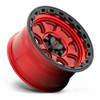 KMC KM548 Chase 20x9 6x5.5 Candy Red With Black Lip Wheel 20" 0mm Truck Rim