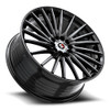 17" Spec-1 SP-68 Gloss Black 17x7.5 Wheel 4x100 4x4.5 42mm Rim