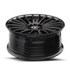 17" Spec-1 SP-68 Gloss Black 17x7.5 Wheel 4x100 4x4.5 42mm Rim