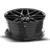 Set 4 18" Spec-1 SP-78 Gloss Black 18x8 Wheels 5x4.5 5x120 35mm Rims