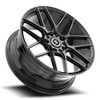 17" Spec-1 SP-78 Gloss Black 17x7.5 Wheel 5x100 5x4.5 35mm Rim