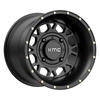 14" KMC Powersports KS135 Grenade 14x7 4x156 10mm Wheel Satin Black Rim