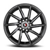 16" Spec-1 SP-74 Gloss Black 16x6 Wheel 5x100 5x4.5 35mm Rim