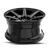 17" Spec-1 SP-73 Gloss Black Milled & Undercut 17x7.5 Wheel 5x112 5x4.5 42mm Rim