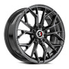 16" Spec-1 SP-76 Gloss Black 16x6.5 Wheel 5x100 5x4.5 20mm Rim