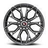 16" Spec-1 SP-76 Gloss Black & Machined 16x6.5 Wheel 5x100 5x4.5 20mm Rim