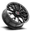 Set 4 15" Spec-1 SP-76 Gloss Black 15x6.5 Wheels 5x100 5x4.5 20mm Rims