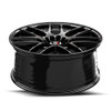 Set 4 18" Spec-1 SP-65 Gloss Black 18x8 Wheels 4x100 4x4.5 34mm Rims