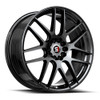 17" Spec-1 SP-65 Gloss Black 17x8 Wheel 4x100 4x4.5 42mm Rim